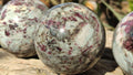 Polished Rubellite Pink Tourmaline Spheres x 4 From Madagascar - Toprock Gemstones and Minerals 