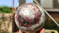 Polished Rubellite Pink Tourmaline Spheres x 4 From Madagascar - Toprock Gemstones and Minerals 