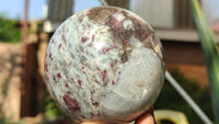 Polished Rubellite Pink Tourmaline Spheres x 4 From Madagascar - Toprock Gemstones and Minerals 