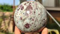Polished Rubellite Pink Tourmaline Spheres x 4 From Madagascar - Toprock Gemstones and Minerals 