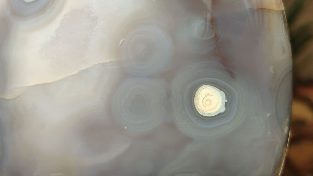Polished Banded Agate Standing Free Forms  x 4 From West Coast, Madagascar - Toprock Gemstones and Minerals 