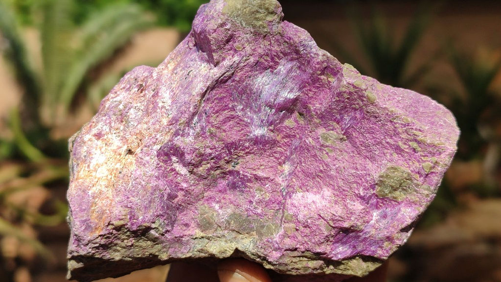 Natural Rough Stichtite & Serpentine Specimens x 6 From Barberton, South Africa - Toprock Gemstones and Minerals 