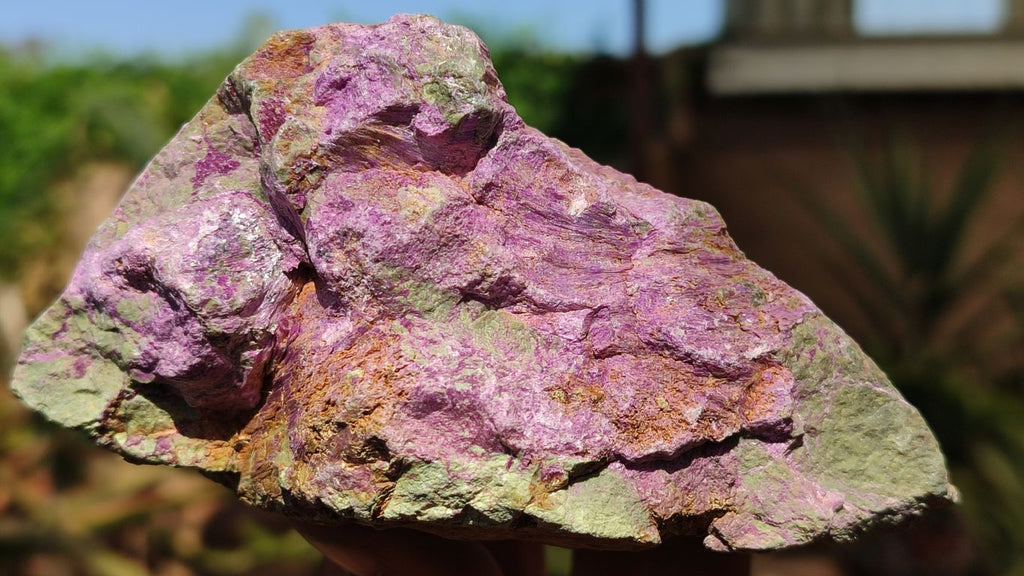 Natural Rough Stichtite & Serpentine Specimens x 6 From Barberton, South Africa - Toprock Gemstones and Minerals 