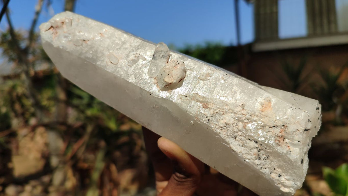 Natural Large Quartz Crystals  x 2 From Southern Africa - Toprock Gemstones and Minerals 