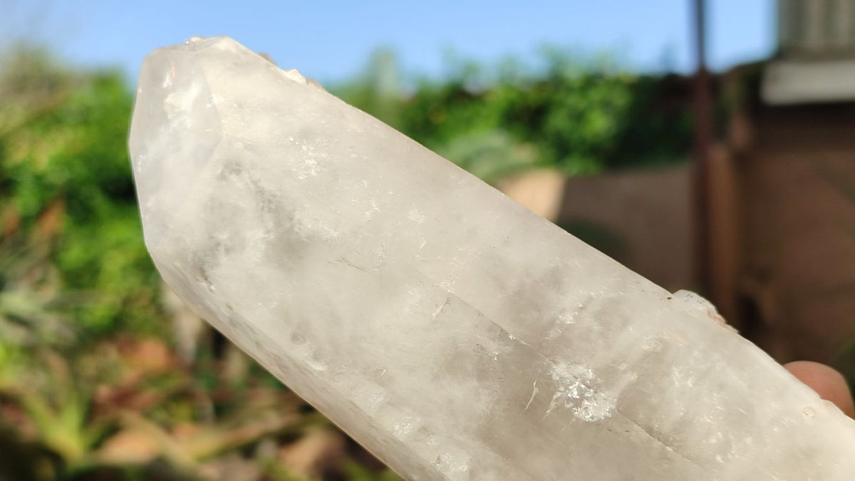 Natural Large Quartz Crystals  x 2 From Southern Africa - Toprock Gemstones and Minerals 