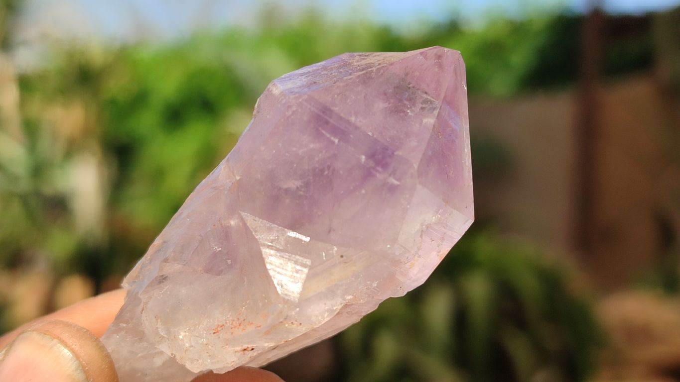 Natural Jacaranda Amethyst Crystals x 35 From Zambia - Toprock Gemstones and Minerals 