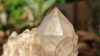 Natural Smokey Phantom Quartz Clusters x 6 From Luena, Congo - Toprock Gemstones and Minerals 