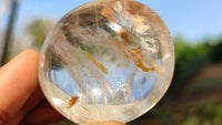 Polished Clear Quartz Galet / Palm Stones x 12 From Madagascar - Toprock Gemstones and Minerals 
