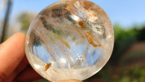 Polished Clear Quartz Galet / Palm Stones x 12 From Madagascar - Toprock Gemstones and Minerals 