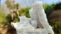 Natural Etched Blue Chalcedony Specimens  x 6 From Nsanje, Malawi - Toprock Gemstones and Minerals 