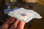 Natural Etched Blue Chalcedony Specimens  x 6 From Nsanje, Malawi - Toprock Gemstones and Minerals 