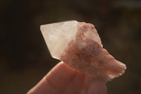 Natural Pink Hematoid Candle Quartz Crystals  x 35 From Madagascar - Toprock Gemstones and Minerals 