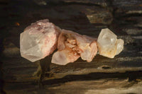 Natural Pink Hematoid Candle Quartz Crystals  x 35 From Madagascar - Toprock Gemstones and Minerals 