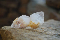 Natural Pink Hematoid Candle Quartz Crystals  x 35 From Madagascar - Toprock Gemstones and Minerals 