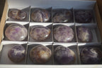 Polished Dream Amethyst Galet / Palm Stones x 12 From Madagascar - Toprock Gemstones and Minerals 