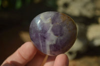 Polished Dream Amethyst Galet / Palm Stones x 12 From Madagascar - Toprock Gemstones and Minerals 