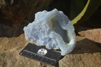 Natural Etched Blue Chalcedony Specimens  x 3 From Nsanje, Malawi - Toprock Gemstones and Minerals 