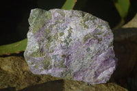 Natural Rough Stichtite & Serpentine Specimens x 4 From Barberton, South Africa