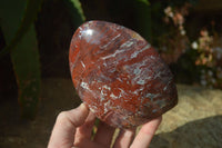 Polished Red Jasper Standing Free Forms  x 3 From Southern Africa - Toprock Gemstones and Minerals 