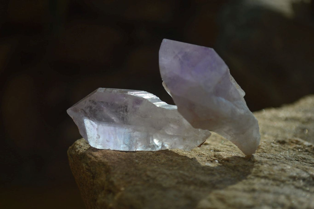 Natural Jacaranda Amethyst Crystals x 35 From Mumbwe, Zambia - Toprock Gemstones and Minerals 