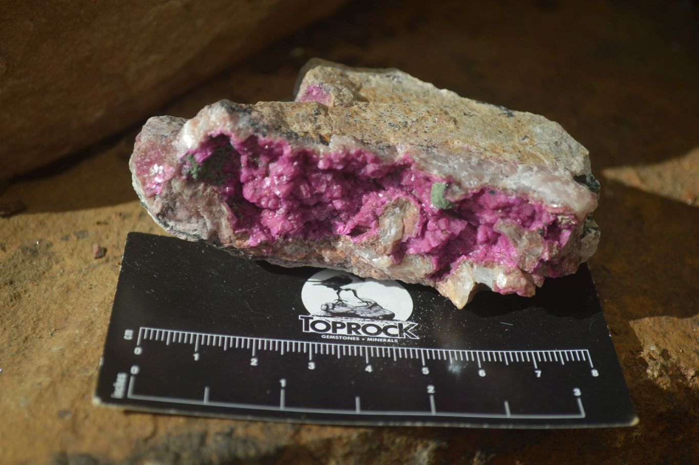 Natural Pink Salrose Cobaltion Dolomite Specimens x 6 From Kakanda, Congo - Toprock Gemstones and Minerals 
