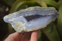 Natural Blue Lace Agate Geode Specimens  x 5 From Nsanje, Malawi - Toprock Gemstones and Minerals 