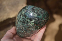 Polished Rare Emerald Mica In Matrix Standing Free Forms x 1 From Mutoko, Zimbabwe - Toprock Gemstones and Minerals 
