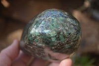 Polished Rare Emerald Mica In Matrix Standing Free Forms x 1 From Mutoko, Zimbabwe - Toprock Gemstones and Minerals 