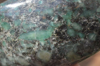 Polished Rare Emerald Mica In Matrix Standing Free Forms x 1 From Mutoko, Zimbabwe - Toprock Gemstones and Minerals 