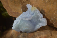 Natural Etched Blue Chalcedony Specimens  x 12 From Nsanje, Malawi - Toprock Gemstones and Minerals 