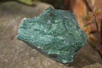 Natural Green Jade Cobbed Specimens x 12 From Swaziland