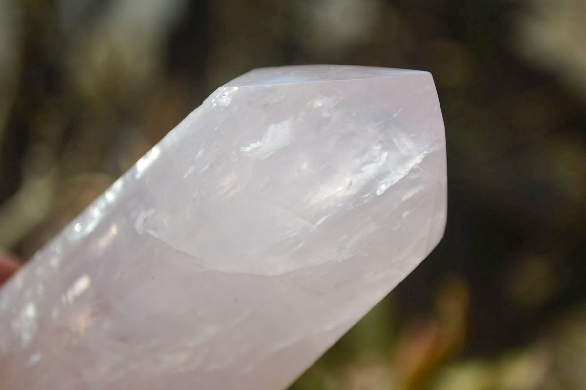 Polished Gemmy Rose Quartz Points x 4 From Madagascar - Toprock Gemstones and Minerals 