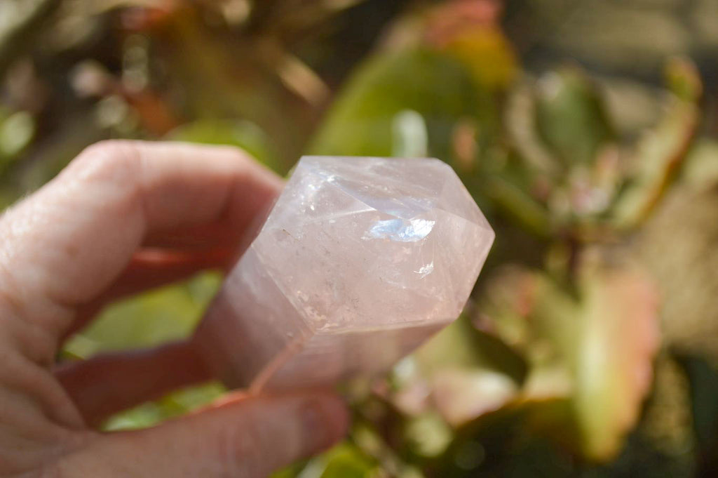 Polished Gemmy Rose Quartz Points x 4 From Madagascar - Toprock Gemstones and Minerals 