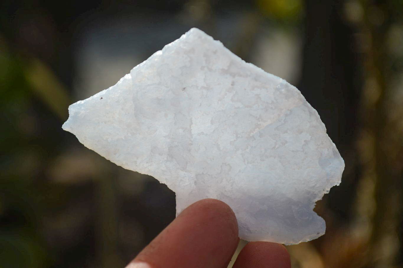 Natural Etched Blue Chalcedony Specimens  x 12 From Nsanje, Malawi - Toprock Gemstones and Minerals 