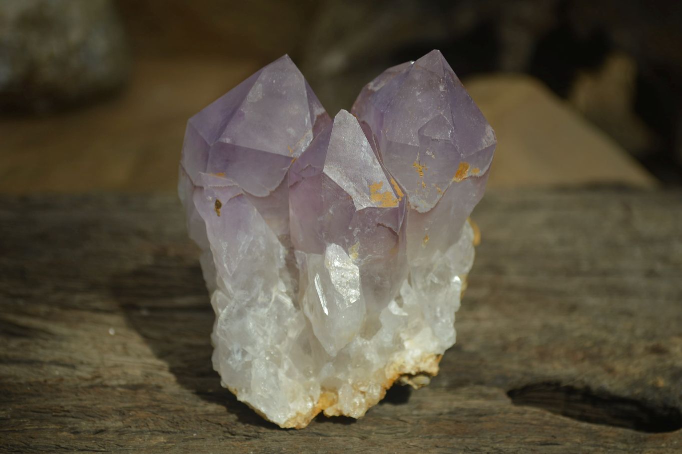 Natural Amethyst Clusters x 6 From Zambia - Toprock Gemstones and Minerals 