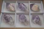 Polished Jacaranda Amethyst Crystals x 6 From Mumbwe, Zambia - Toprock Gemstones and Minerals 