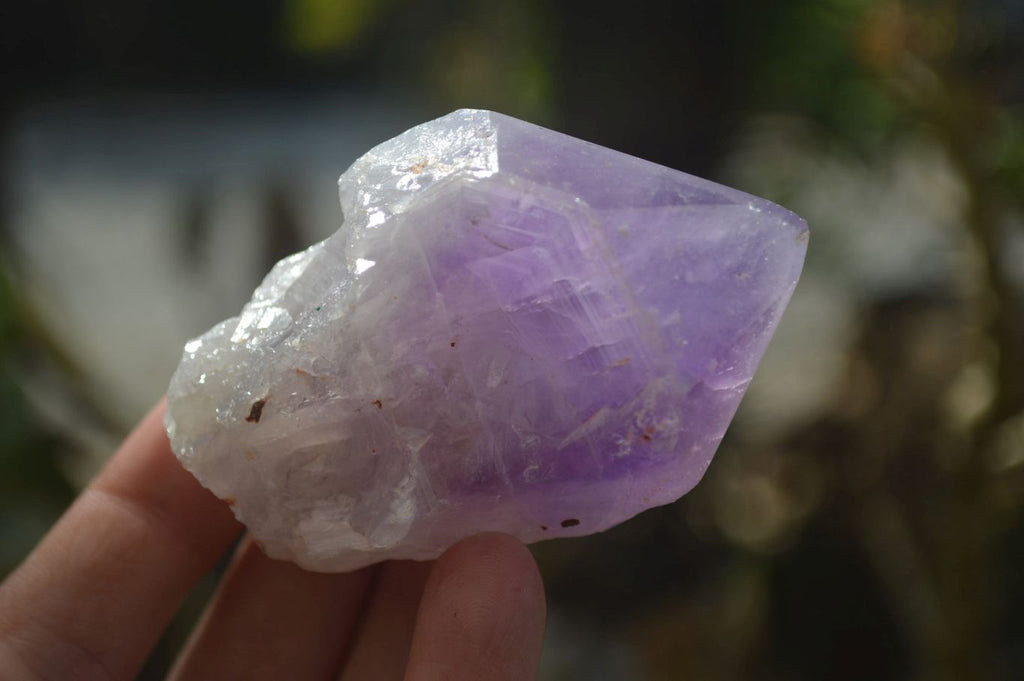 Polished Jacaranda Amethyst Crystals x 6 From Mumbwe, Zambia - Toprock Gemstones and Minerals 