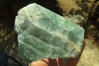 Polished One Side Polished Watermelon Fluorite Pieces  x 3 From Uis, Namibia - Toprock Gemstones and Minerals 