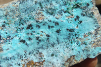 Natural Drusy Chrysocolla Dolomite Specimens x 4 From Likasi, Congo - Toprock Gemstones and Minerals 