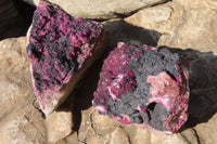 Natural Pink Salrose Cobaltion Dolomite Specimens x 6 From Kakanda, Congo - Toprock Gemstones and Minerals 