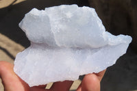 Natural Etched Blue Chalcedony Specimens  x 6 From Nsanje, Malawi - Toprock Gemstones and Minerals 
