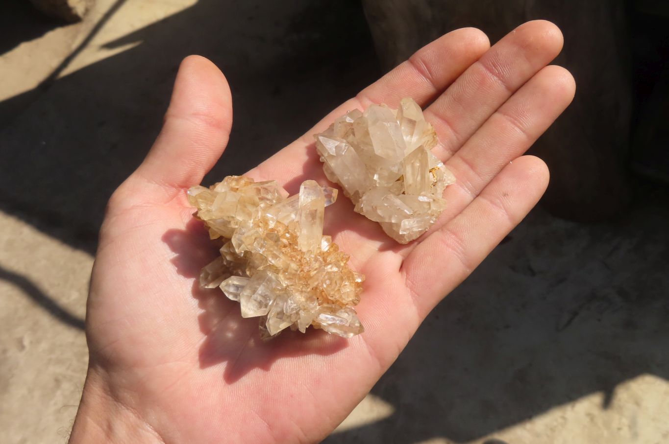 Natural Mixed Quartz Specimens  x 35 From Madagascar - Toprock Gemstones and Minerals 