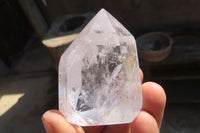 Polished Clear Quartz Crystal Points x 6 From Madagascar - Toprock Gemstones and Minerals 