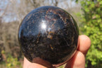 Polished Rare Iolite Spheres x 3 From Ambatofinandrahana, Madagascar - Toprock Gemstones and Minerals 