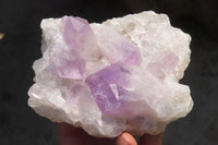 Natural Jacaranda Amethyst Clusters x 3 From Mumbwa, Zambia - Toprock Gemstones and Minerals 