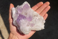 Natural Jacaranda Amethyst Clusters x 3 From Mumbwa, Zambia - Toprock Gemstones and Minerals 