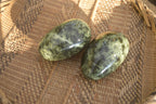 Polished Leopard Stone Free Forms  x 4 From Zimbabwe - Toprock Gemstones and Minerals 