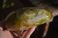 Polished Green Opal Standing Free Form  x 1 From Antsirabe, Madagascar - Toprock Gemstones and Minerals 