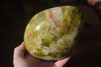 Polished Green Opal Standing Free Form  x 1 From Antsirabe, Madagascar - Toprock Gemstones and Minerals 