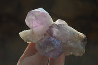 Natural Jacaranda Amethyst Clusters x 6 From Mumbwa, Zambia - Toprock Gemstones and Minerals 